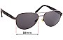 Sunglass Fix Verres de Remplacement pour Bill Bass Earl - 58mm Wide 