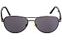 Bill Bass Earl Replacement Sunglass Lenses - 58mm Wide Front View 