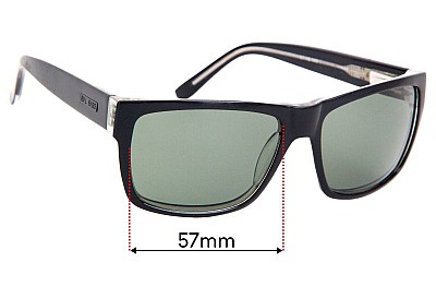 Bill Bass Yves Ersatzgläser 57mm wide 