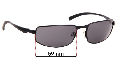 Sunglass Fix Replacement Lenses for Bolle Everglades - 59mm Wide 