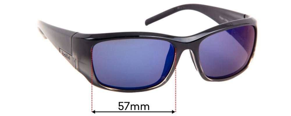 Sunglass Fix Replacement Lenses for Bolle Origin - 57mm Wide
