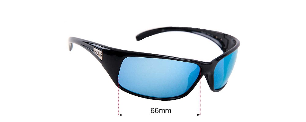 Sunglass Fix Replacement Lenses for Bolle Recoil 11051 KI - 66mm Wide