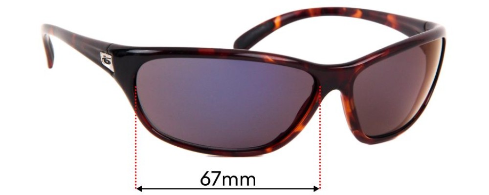 Sunglass Fix Replacement Lenses for Bolle Venom - 67mm Wide