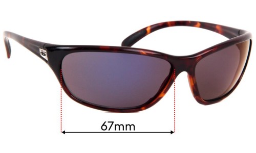 Sunglass Fix Replacement Lenses for Bolle Venom - 67mm Wide 