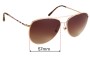 Sunglass Fix Replacement Lenses for Burberry B 3072 - 57mm Wide 
