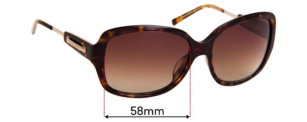 Sunglass Fix Replacement Lenses for Burberry B 4049 - 58mm Wide