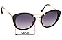 Sunglass Fix Replacement Lenses for Burberry B 4251-Q - 53mm Wide 