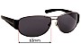 Sunglass Fix Replacement Lenses for Bvlgari 5007 - 63mm Wide 