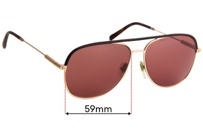 Sunglass Fix Replacement Lenses for Bvlgari 5047-Q - 59mm Wide 