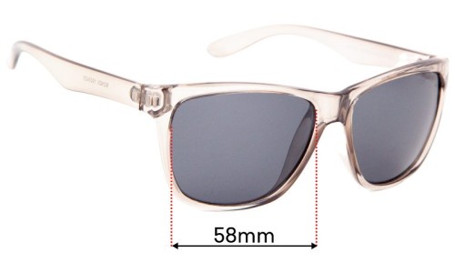 Sunglass Fix Replacement Lenses for Cancer Council Bondi - 58mm Wide 