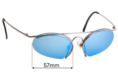 Carrera 5691 Replacement Lenses 57mm wide 