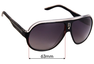 Carrera Speedway Replacement Lenses 63mm wide 