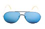 Cazal Mod 723 Replacement Sunglass Lenses - 63mm Wide Front View 