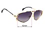 Sunglass Fix Ersatzgläser für Cazal MOD 956 - 62mm Wide 