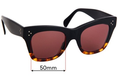 Celine CL 40004I Replacement Lenses 50mm wide 