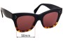 Sunglass Fix Replacement Lenses for Celine CL 40004I - 50mm Wide 