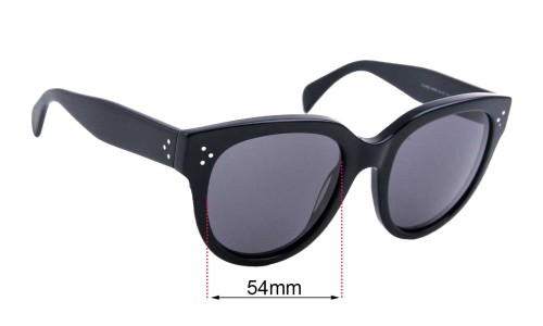 Sunglass Fix Replacement Lenses for Celine CL 41755 - 55mm Wide 