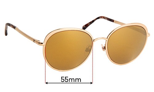 Sunglass Fix Replacement Lenses for Chanel 4206 - 55mm Wide Sunglass Fix Replacement Lenses for Chanel 4206 - 55mm Wide