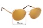 Sunglass Fix Replacement Lenses for Chanel 4206 - 55mm Wide 