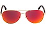 Chanel 4207  Replacement Sunglass Lenses - 60mm wide Front View 