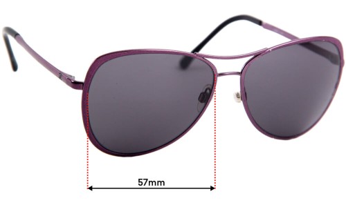 Sunglass Fix Replacement Lenses for Chanel 4223 - 57mm Wide 