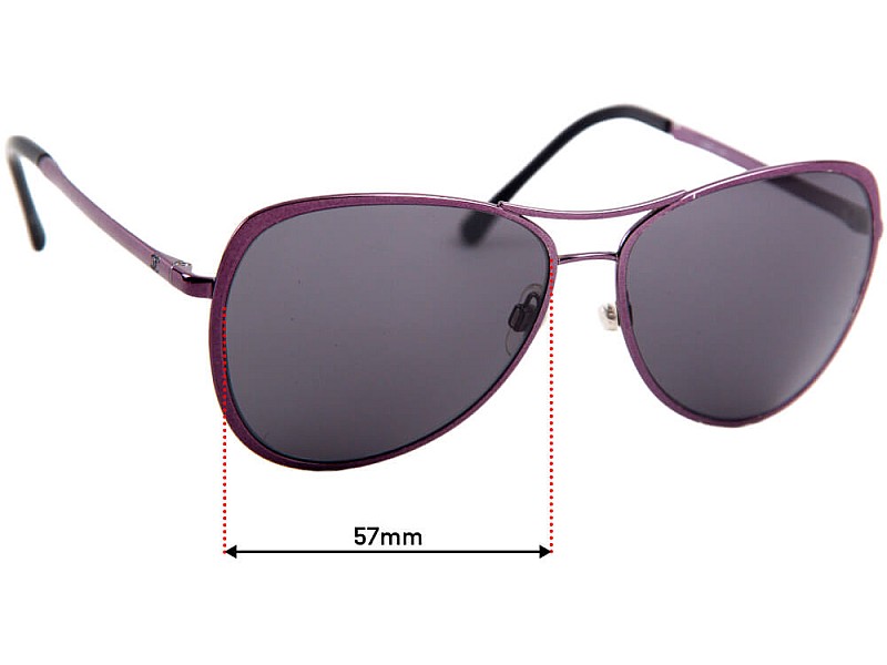 Chanel 4223 57mm Replacement Lenses by Sunglass Fix™