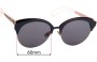 Sunglass Fix Replacement Lenses for Christian Dior Diorama Club - 60mm Wide 