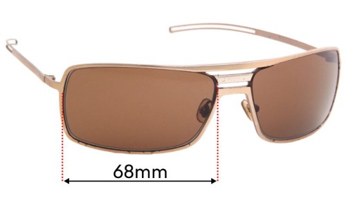 Sunglass Fix Replacement Lenses for Christian Dior 0101 - 68mm Wide 