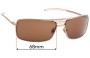Sunglass Fix Replacement Lenses for Christian Dior 0101 - 68mm Wide 