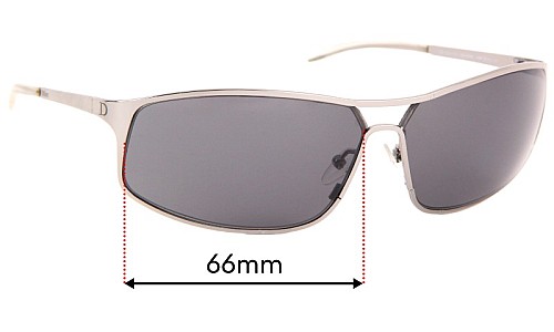 Sunglass Fix Replacement Lenses for Christian Dior Street  - 66mm Wide 