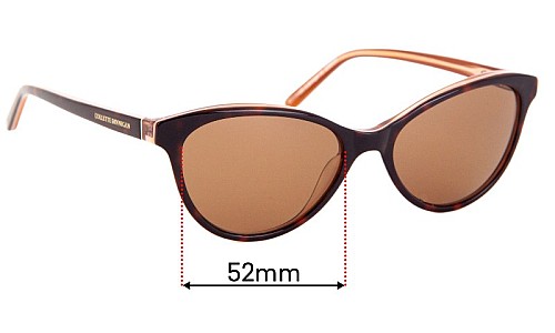 Sunglass Fix Replacement Lenses for Collette Dinnigan 42 - 52mm Wide 