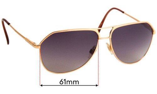 Sunglass Fix Replacement Lenses for Dolce & Gabbana DG2097 - 61mm Wide 
