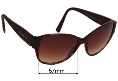 Dolce & Gabbana DG4117  Replacement Lenses 57mm wide 