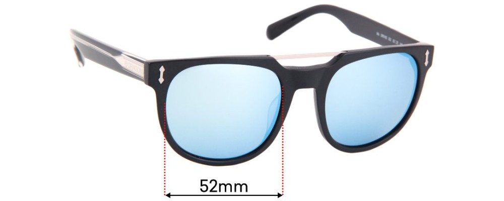 Sunglass Fix Replacement Lenses for Dragon Mix DR516S  - 52mm Wide