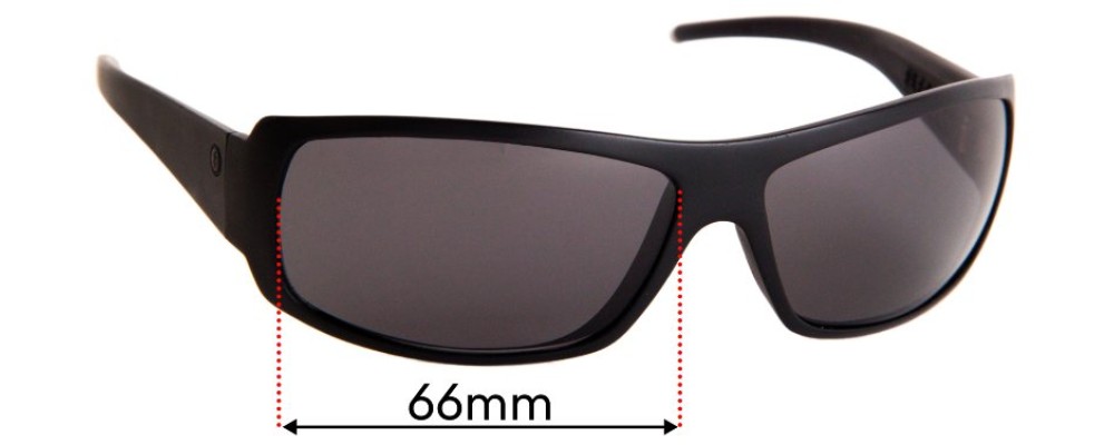 Sunglass Fix Replacement Lenses for Electric Charge - 66mm Wide