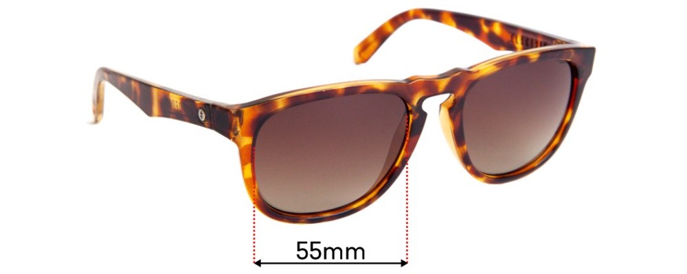 Sunglass Fix Replacement Lenses for Electric Leadfoot - 55mm Wide