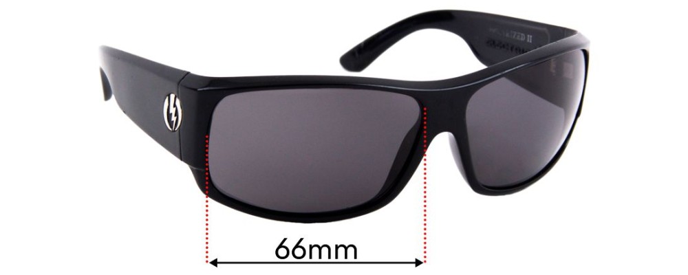 Sunglass Fix Replacement Lenses for Electric Module - 66mm Wide