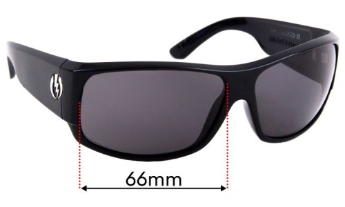 Sunglass Fix Replacement Lenses for Electric Module - 66mm Wide 