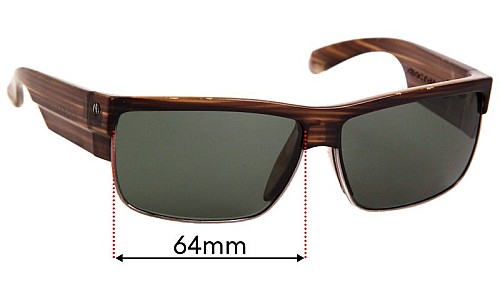 Sunglass Fix Replacement Lenses for Electric Mutiny - 64mm Wide 