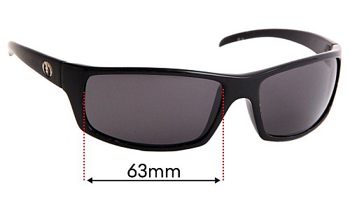 Sunglass Fix Replacement Lenses for Electric Technician 2011 and Newer - 63mm Wide 