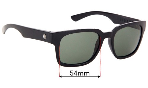 Sunglass Fix Replacement Lenses for Electric Zombie - 54mm Wide 