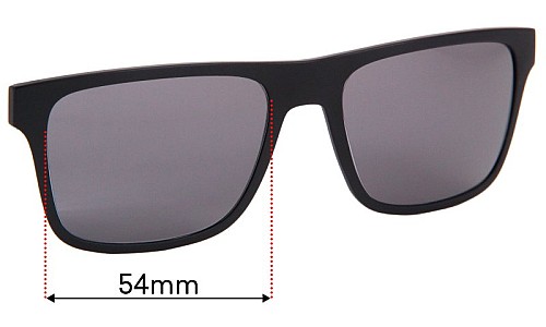 Emporio Armani EA4115 CLIP ON Replacement Lenses 54mm wide 