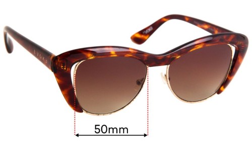Sunglass Fix Replacement Lenses for Evoke Cat City - 50mm Wide 