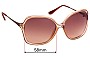 Sunglass Fix Replacement Lenses for Fiorelli Constance - 58mm Wide 