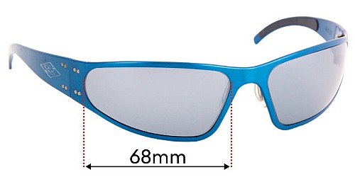 GATORZ WRAPTOR サングラス アイスブルー GATORZ-WRAPTOR-68MM-1-