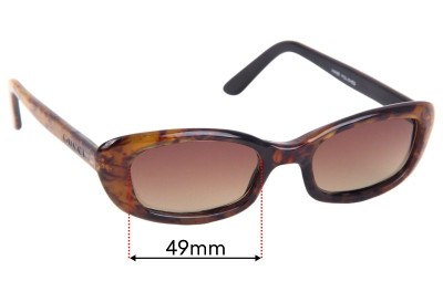 Gucci 168 Replacement Lenses 49mm wide 