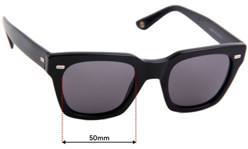 Sunglass Fix Replacement Lenses for Gucci GG1099/S - 50mm Wide 