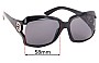Sunglass Fix Replacement Lenses for Gucci GG2598 - 58mm Wide 