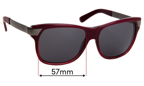 Sunglass Fix Replacement Lenses for Gucci GG3611/S - 57mm Wide 