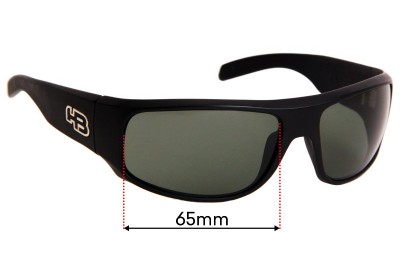 Hot Buttered Rage Replacement Sunglass Lenses - 65mm Wide 